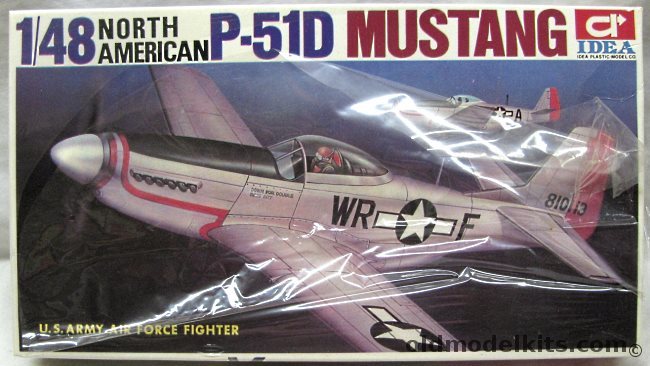 Idea 1/72 North American P-51D Mustang - USAF or South Korean Air Force, 1514 plastic model kit